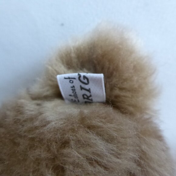 VINTAGE ECHOES OF THE PAST MOHAIR JOINTED TEDDY BEAR WICKER CHAIR - Picture 10 of 16